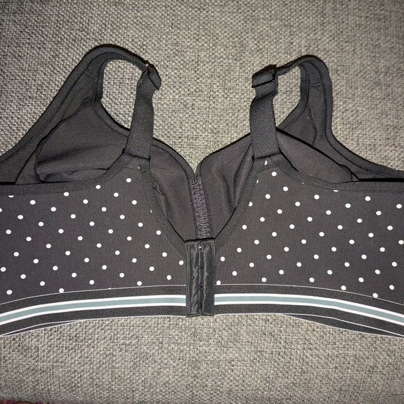 Lane Bryant Wireless Bra - Black White Polka Dot - LIKE NEW - 46DDD - Picture 6 of 6